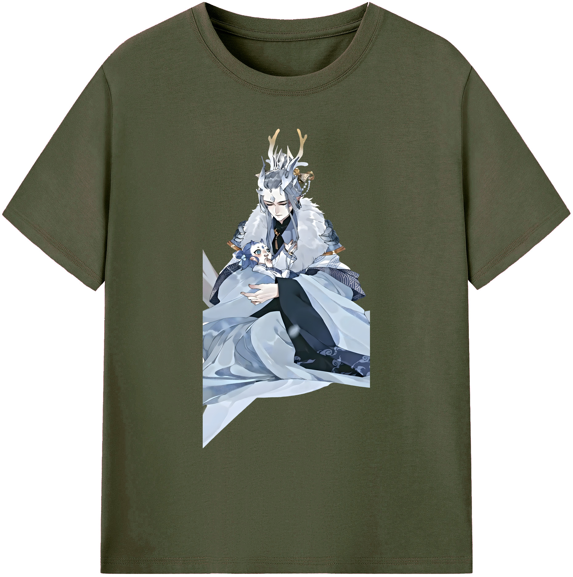 （画像用） Ne Zha 2 ナタ 魔童の大暴れ 綿100％ メンズ半袖Tシャツ｜肌触りやわらか＆通気性